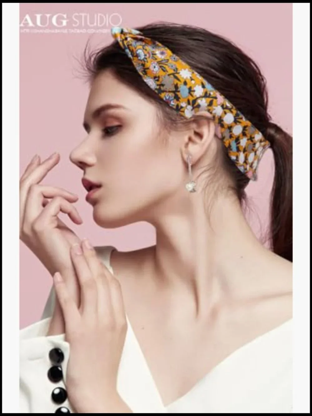 Mulberry Silk Hair Ribbon Scarf Tie Head Scarf Neckerchief Handbag Scarf